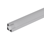 ULTRALUX - АЛУМИНИЕВ ПРОФИЛ ЗА LED ЛЕНТА, ЪГЛОВ, С БОРД, ЗА ВГРАЖДАНЕ, 2М - APK205