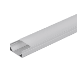 ULTRALUX - АЛУМИНИЕВ ПРОФИЛ ЗА LED ЛЕНТА ЗА ОТКРИТ МОНТАЖ, ШИРОК, ПЛИТЪК, 2М - APK211