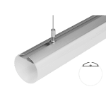 ULTRALUX - АЛУМИНИЕВ ПРОФИЛ ЗА LED ЛЕНТА, ЦИЛИНДЪР Ø60ММ, 2М - APN212