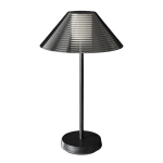 ULTRALUX - LED ДИМИРАЩА ПРЕЗАРЕЖДАЕМА НАСТОЛНА ЛАМПА 1.5W, 3000K, IP44, ЧЕРНА - DNLB153B