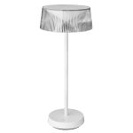 ULTRALUX - LED ДИМИРАЩА ПРЕЗАРЕЖДАЕМА НАСТОЛНА ЛАМПА 2.3W, 3000K, IP44, БЯЛА - DNLB233W