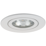 ULTRALUX - ЛУНА ЗА ВГРАЖДАНЕ КРЪГ, GU10, СТАЦИОНАРНА, БЯЛA, АЛУМИНИЙ, IP44 - FBGU10WH