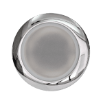 ULTRALUX - ЛУНА ЗА ВГРАЖДАНЕ КРЪГ, GU10, СТАЦИОНАРНА, ХРОМ, МЕТАЛ, IP44 - FBMGU10CH