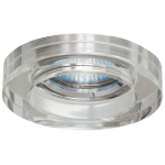 ULTRALUX - ЛУНА ЗА ВГРАЖДАНЕ КРЪГ, GU10, СТАЦИОНАРНА, БЯЛ, КРИСТАЛ, IP20 - FCRGU10WH