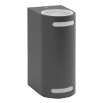 ULTRALUX - ФАСАДНО ОСВ.ТЯЛО ДВУСТРАННО, IP44, 2ХGU10, ЗА СТЕНА, ГРАФИТ - FOT2GU10GR