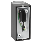 ULTRALUX - ФАСАДНО ОСВ.ТЯЛО ДВУСТРАННО, IP44, 2ХGU10, ЗА СТЕНА, ГРАФИТ - FOT2GU10GR