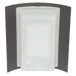 ULTRALUX - ФАСАДНО ОСВ.ТЯЛО, IP44, Е27, ЗА СТЕНА, ГРАФИТ - FOTCE27GR