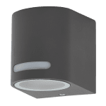 ULTRALUX - ФАСАДНО ОСВ.ТЯЛО ЕДНОСТРАННО, IP44, GU10, ЗА СТЕНА, ГРАФИТ - FOTGU10GR