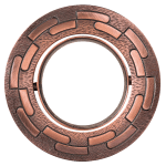 ULTRALUX - ЛУНА ЗА ВГРАЖДАНЕ КРЪГ, GU10, ПОДВИЖНА, САТИНИРАНА МЕД, АЛУМИНИЙ, IP20 - FPDGU10SC