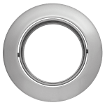 ULTRALUX - ЛУНА ЗА ВГРАЖДАНЕ КРЪГ, GU10, ПОДВИЖНА, ПЕРЛЕН ХРОМ, АЛУМИНИЙ, IP20 - FPGU10PCH