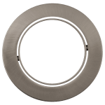 ULTRALUX - ЛУНА ЗА ВГРАЖДАНЕ КРЪГ, GU10, ПОДВИЖНА, САТИНИРАН НИКЕЛ, АЛУМИНИЙ, IP20 - FPGU10SN