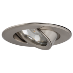 ULTRALUX - ЛУНА ЗА ВГРАЖДАНЕ КРЪГ, GU10, ПОДВИЖНА, САТИНИРАН НИКЕЛ, АЛУМИНИЙ, IP20 - FPNGU10SN