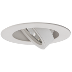 ULTRALUX - ЛУНА ЗА ВГРАЖДАНЕ КРЪГ, GU10, ПОДВИЖНА, БЯЛА, АЛУМИНИЙ, IP20 - FPNGU10WH