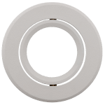 ULTRALUX - ЛУНА ЗА ВГРАЖДАНЕ КРЪГ, GU10, ПОДВИЖНА, БЯЛА, АЛУМИНИЙ, IP20 - FPNGU10WH