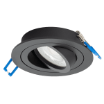 ULTRALUX -ЛУНА ЗА ВГРАЖДАНЕ КРЪГ, GU10, ПОДВИЖНА, БЯЛ, IP20 - FPRGU10BL