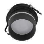 ULTRALUX - ДЕКОРАТИВНА ЛУНА ЗА ВГРАЖДАНЕ С НИСКО НИВО НА ЗАСЛЕПЯВАНЕ С GLOW ЕФЕКТ, ЧЕРЕН - FR3KGU10BL