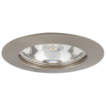 ULTRALUX - ЛУНА ЗА ВГРАЖДАНЕ КРЪГ, GU10, СТАЦИОНАРНА, САТИНИРАН НИКЕЛ, АЛУМИНИЙ, IP20 - FSGU10SN