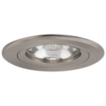 ULTRALUX - ЛУНА ЗА ВГРАЖДАНЕ КРЪГ, GU10, СТАЦИОНАРНА, САТИНИРАН НИКЕЛ, АЛУМИНИЙ, IP20 - FSNGU10SN
