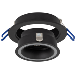 ULTRALUX - ЛУНА ЗА ВГРАЖДАНЕ КРЪГ GU10 СТАЦИОНАРНА ЧЕРНА - FSRGU10BL