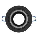 ULTRALUX - ЛУНА ЗА ВГРАЖДАНЕ КРЪГ GU10 СТАЦИОНАРНА ЧЕРНА - FSRGU10BL