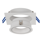 ULTRALUX - ЛУНА ЗА ВГРАЖДАНЕ КВАДРАТ GU10 СТАЦИОНАРНА БЯЛА - FSSGU10WH