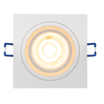 ULTRALUX - ЛУНА ЗА ВГРАЖДАНЕ КВАДРАТ GU10 СТАЦИОНАРНА БЯЛА - FSSGU10WH