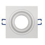 ULTRALUX - ЛУНА ЗА ВГРАЖДАНЕ КВАДРАТ GU10 СТАЦИОНАРНА БЯЛА - FSSGU10WH