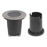 ULTRALUX - OСВ.ТЯЛО ЗА ВГРАЖДАНЕ В ЗЕМЯ, IP65, GU10, ИНОКС - GLFGU10