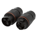 ULTRALUX - ВЛАГОЗАЩИТЕН РЕЗЕДИНЯЕМ КОНЕКТОР L16, 3 ПИНА, 16А, IP68, 1 БР. - KWS3PL16