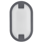 ULTRALUX - LED ПЛАФОНИЕРА ЕЛИПСА, СИВА, 15W, 4000K, 220-240V AC, НЕУТРАЛНА СВЕТЛИНА, IP65 - LBHE1540GR