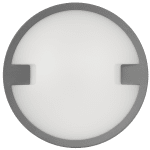 ULTRALUX - LED ВОДОУСТОЙЧИВА ПЛАФОНИЕРА КРЪГ, СИВА, 12W, 4000K, 220-240V AC, НЕУТРАЛНА СВЕТЛИНА, IP65 - LBH1240GR