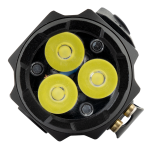 ULTRALUX - LED Фенерче с магнитна основа и клипс 3*5W, 6500K, 5V DC, IP44 - LFM35