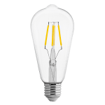 ULTRALUX - LED FILAMENT ЛАМПА КРУШКА, ДИМИРАЩА, 4W, E27, 4200K, 220-240V AC, НЕУТРАЛНА СВЕТЛИНА - LFST42742D