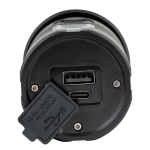 ULTRALUX - LED Фенер със зуум, странично светене и power bank функция 10W/3W, 6500K/5500K, 5V DC, IP44 - LFZ103