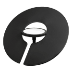 ULTRALUX - LED лампион CCT+RGB с дистанционно управление, димиращ, черен, 40W+8W, IP20 - LL48RCB