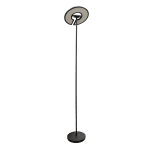 ULTRALUX - LED лампион CCT+RGB с дистанционно управление, димиращ, черен, 40W+8W, IP20 - LL48RCB
