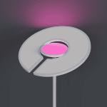 ULTRALUX - LED лампион CCT+RGB с дистанционно управление, димиращ, бял, 40W+8W, IP20 - LL48RCW