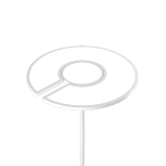 ULTRALUX - LED лампион CCT+RGB с дистанционно управление, димиращ, бял, 40W+8W, IP20 - LL48RCW