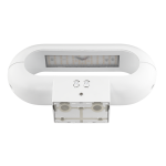 ULTRALUX - LED ЛАМПА С PIR СЕНЗОР ЗА ДВИЖЕНИЕ, ЗА СТЕНА, БЯЛА, 18W, 4000K, 220-240V AC, IP65 - LLPO1840