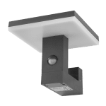 ULTRALUX - СВЕТОДИОДНА ЛАМПА СЪС СЕНЗОР ЗА ДВИЖЕНИЕ 15W 4000K, IP65, ЗА СТЕНА, СИВА - LLPS1540GR