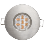 ULTRALUX - LED ЛУНА ЗА ВГРАЖДАНЕ 6.5W, 4200K, 220-240V AC, НЕУТРАЛНА СВЕТЛИНА, 45°, IP44 - LLVN6542SN