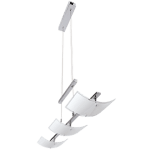 ULTRALUX - LOTT1527 LED ОСВЕТИТЕЛНО ТЯЛО ВИСЯЩО 15W 2700K ХРОМ IP20