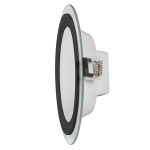 ULTRALUX - LED СТЪКЛЕН ПАНЕЛ ЗА ВГРАЖДАНЕ, КРЪГ, 18W, 4200K, 220-240V AC, IP44, ЧЕРЕН РИНГ - LPRG1842BL