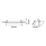 ULTRALUX - LED СТЪКЛЕН ПАНЕЛ ЗА ВГРАЖДАНЕ, КВАДРАТ, 12W, 4200K, 220V AC, НЕУТРАЛНА СВЕТЛИНА, IP44 - LPSG1242
