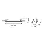 ULTRALUX - LED СТЪКЛЕН ПАНЕЛ ЗА ВГРАЖДАНЕ, КВАДРАТ, 18W, 4200K, 220V AC, НЕУТРАЛНА СВЕТЛИНА, IP44 - LPSG1842
