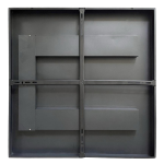 ULTRALUX - LED панел за октрит монтаж, 600х600, UGR<19, 40W, 4000K, 130 lm/W, 90°, 220V-240V AC, черен, IP20 - LPXB664040