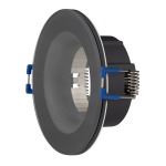 ULTRALUX - ЛУНА ЗА ВГРАЖДАНЕ КРЪГ, GU10, СТАЦИОНАРНА, СИВА, IP44 - LVSBRGU10GR