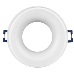 ULTRALUX - ЛУНА ЗА ВГРАЖДАНЕ КРЪГ, БЯЛА, СТАЦИОНАРНА, IP44, АЛУМИНИЙ И СТЪКЛО - LVSBRGU10WH