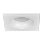 ULTRALUX - ЛУНА ЗА ВГРАЖДАНЕ КВАДРАТ, БЯЛА, СТАЦИОНАРНА, IP44, АЛУМИНИЙ И СТЪКЛО - LVSBSGU10WH