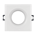 ULTRALUX - ЛУНА ЗА ВГРАЖДАНЕ КВАДРАТ, БЯЛА, СТАЦИОНАРНА, IP44, АЛУМИНИЙ И СТЪКЛО - LVSBSGU10WH